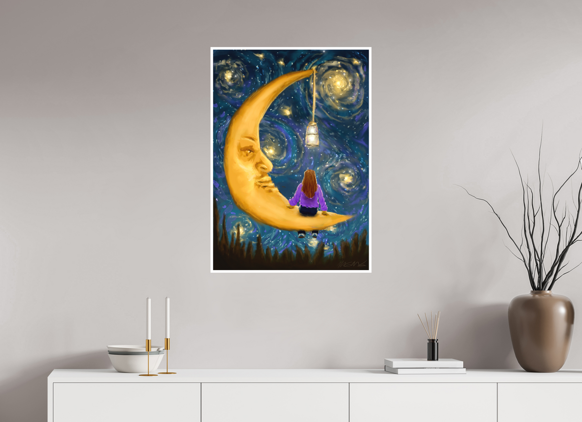 ISO A1 (59,4 x 84,1 cm), Hahnemuhle photo rag Starry Night